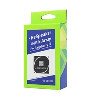 New Arrival for ReSpeaker 4-Mic Array for Raspberry Pi 4 Microphones Array for AI Voice Quad-microphone Expansion Board