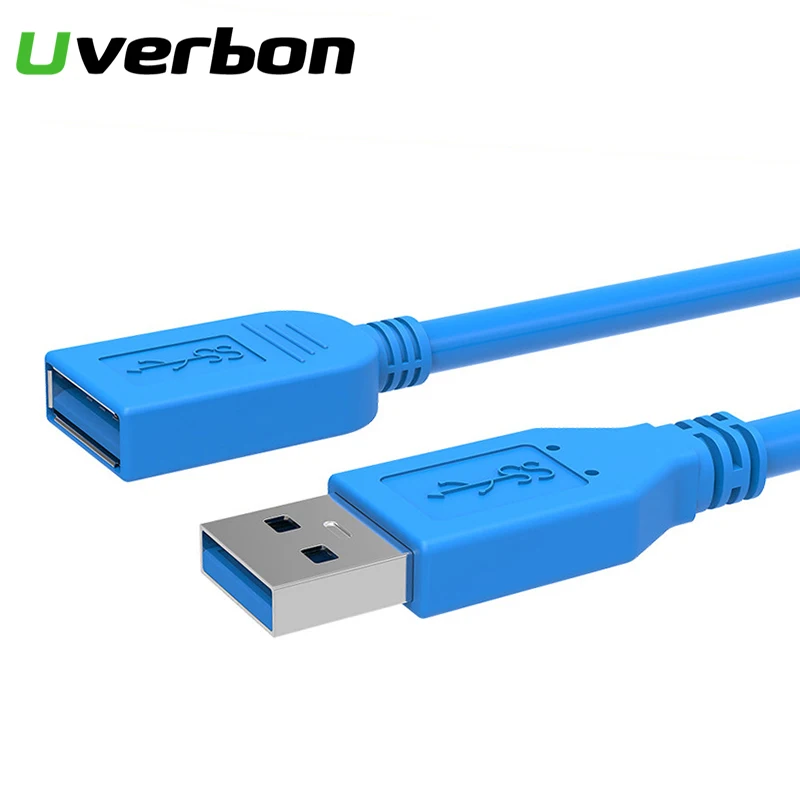

Uverbon USB3.0 Extension Cable USB 3.0 Cable Male to Female Data Sync Fast Speed Cord Connector for Laptop PC Printer Hard Disk