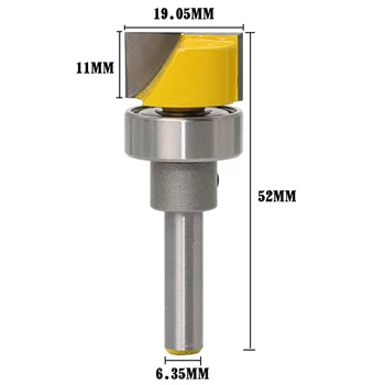 

Milling Cutter Router Bit Set Wood Cutter Carbide Shank Mill Woodworking Trimming Engraving Carving Cutting Tools