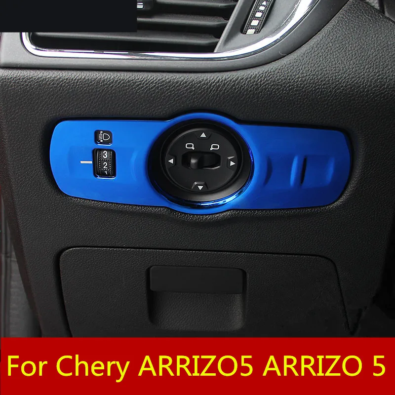 

car styling Headlight adjustment sequins decorative frame Interior decoration car Accessories For Chery ARRIZO5 ARRIZO 5