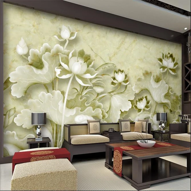 

beibehang Customize size High Quickly HD mural 3d wallpaper wall paper Embossed lotus papel de parede wallpaper for walls 3 d