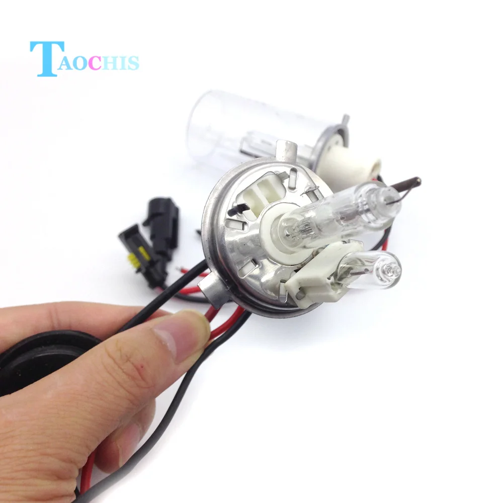 Ксеноновые лампы TAOCHIS 12 В 100 Вт 4300k 5000k 6000k 8000k H4/H H4/L керамический цоколь сменный