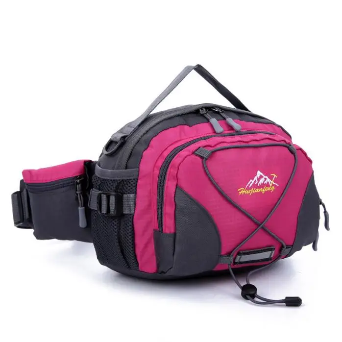 

Sport Waist Bag black red Waterproof Running Belt Waist Pouch Fanny Pack Camping Sport Hiking Shoulder Bag outdoor running bags