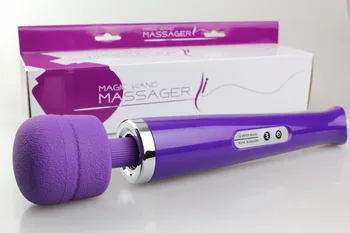 

30PCS/lot New purple Magic Wand 10 speed magic Massager Foot Head Full Body Massage health Care Relaxation Body
