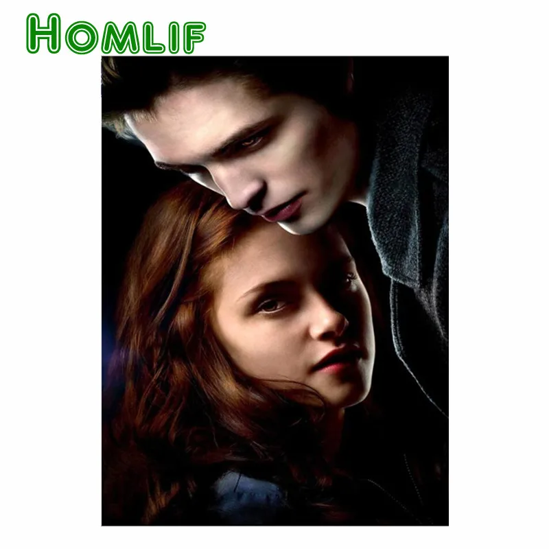 

The Twilight Saga Photo 5d diy Diamond Painting Cross Stitch Robert Pattinson painting art full ROUND Diamond Embroidery Mosaic
