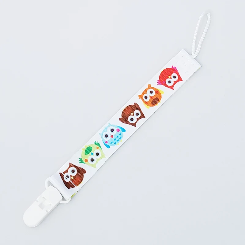 New Baby Pacifier Clip Chain Ribbon Holder Chupetas Soother Pacifier Clips Leash Strap Nipple Holder For Infant Feeding W0005