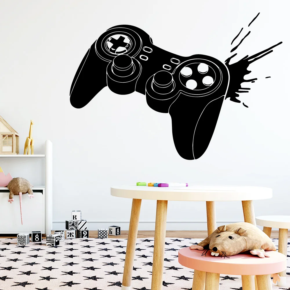

DIY Art Game Handle Wall Art Decal Stickers Pvc Material Removable Wallpaper Room Decoration Vinilo Decorativo Naklejki