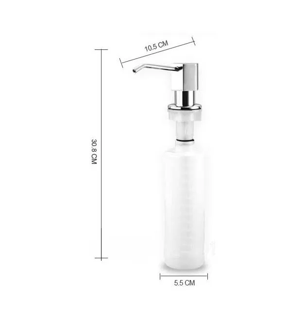 Sink Soap Dispenser Kitchen Dishwasher Jar Washing Basin Wash
