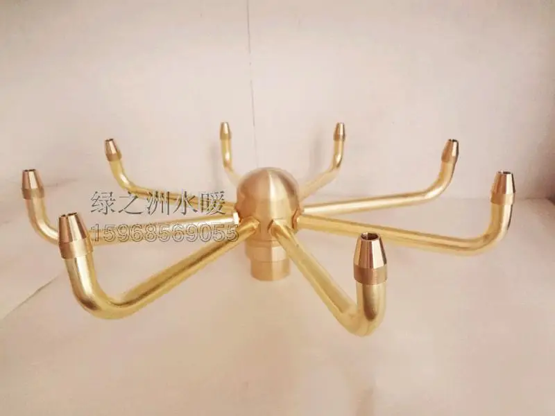 

1 inch Zygocactus nozzle rotating nozzle sprinkler car Feng Shui landscape fountain FULL BRASS Octopus