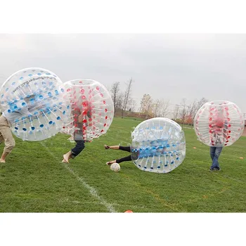 

colored inflatable football bubble/bumper loopy ball