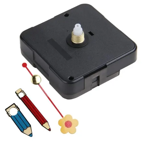 CLOS Mecanismo Reloj Cuarzo Horario Minutero Segundero Flor DIY