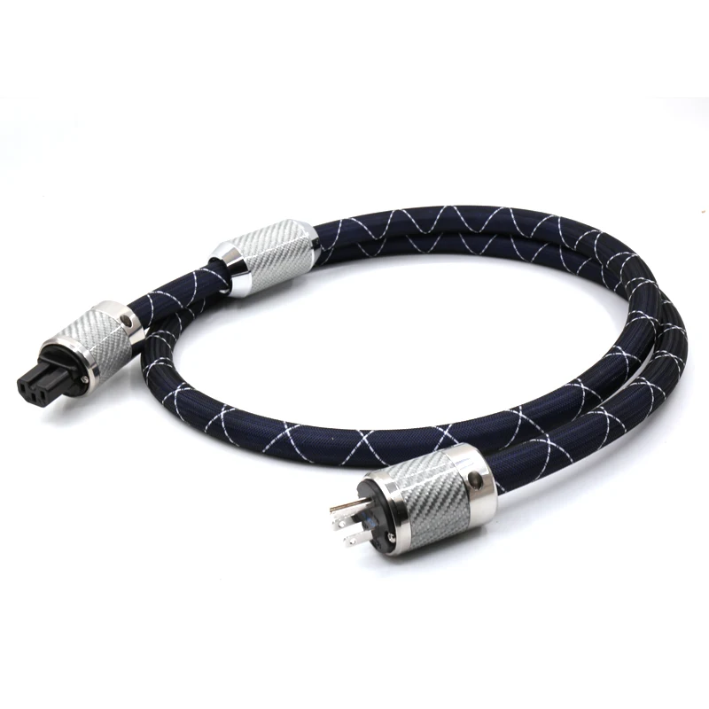 

1.8M Rhodium AC power cords US Plater powercable with US version connection plugs