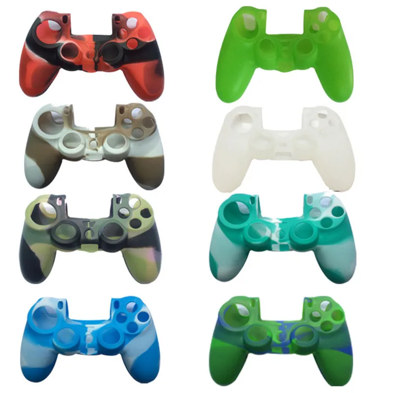 Multicolor Silicone Rubber Soft Protective Case for Sony PlayStation 4 PS4 Controller Drop