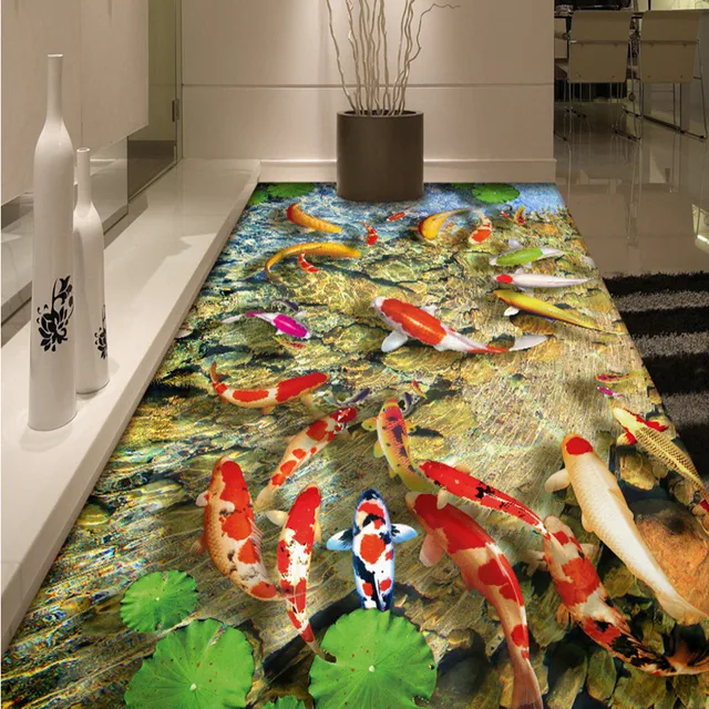 3D Fish Ocean World Rug Animal Printed Non Slip Cutting Bar Door ... 3D Fish Ocean World Rug Animal Printed Non Slip Cutting Bar Door ...