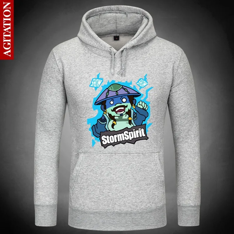  Storm Spirit panda Dota 2 All Stars Hoodies Hoody Pullover Sweatshirts Loose Outerwear Cute Unisex 