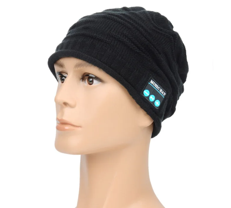 Рождественский подарок! Новое поступление Шапка бини с Bluetooth вязаная зимняя