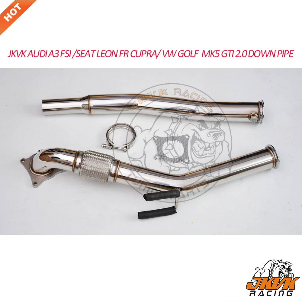 Комплект интеркулера JKVK RACING mk5 mk6 fsi tsi 1 8 T 2 0 версия + 3 '' водосточная труба без