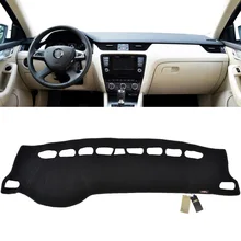 Приборной панели автомобиля крышка тире коврики для 2013- Skoda Octavia MK3 A7 стайлинга автомобилей Pad козырек от солнца приборная панель ковровые покрытия коврик