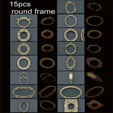 Special Offers 15pcs/set round frame 3d model STL relief for cnc STL format frame 3d Relief Model STL Router 3 axis Engraver ArtCam Special Offers 15pcs/set round frame 3d model STL relief for cnc STL format frame 3d Relief Model STL Router 3 axis Engraver ArtCam