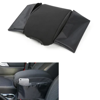 

Car Interior Central Armrest Box Cover Phone Card Glasses Storage Container Cloth For Jeep Wrangler 2007-2016 Multifunction