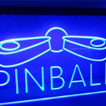LB797-пинбол игра комната Дисплей Декор светодиодный неоновый свет вывеска домашний декор ремесла