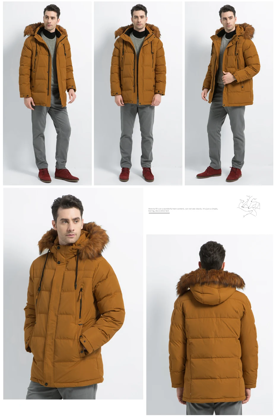 ICEbear новая мужская одежда модная мужская куртка с капюшоном Мужское пальто Толстая Теплая мужская одежда высококачественные мужские зимние парки MWD19903d