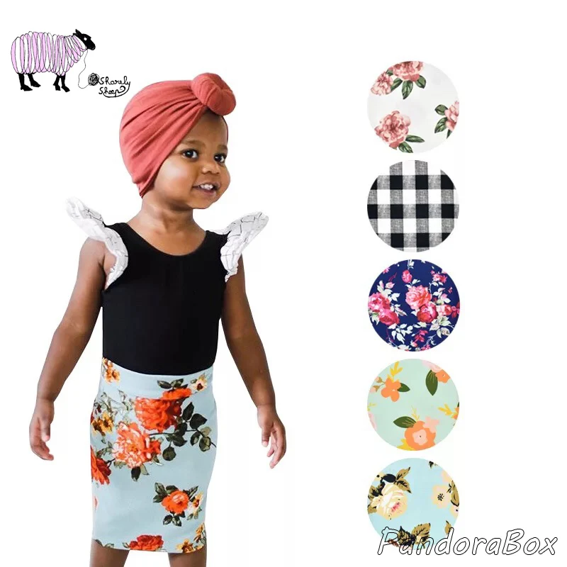 

Baby Girl Photo Shoot Props Print Pencil Skirt Infant Picture Photography Clothes Infant Toddler Summer Dress Costume