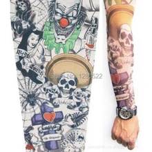 Лидер продаж года 5 шт./лот Для женщин Для мужчин Митенки для женщин в стиле панк поддельные татуировки рукава 20 Стиль 31-50# выбрать Размеры