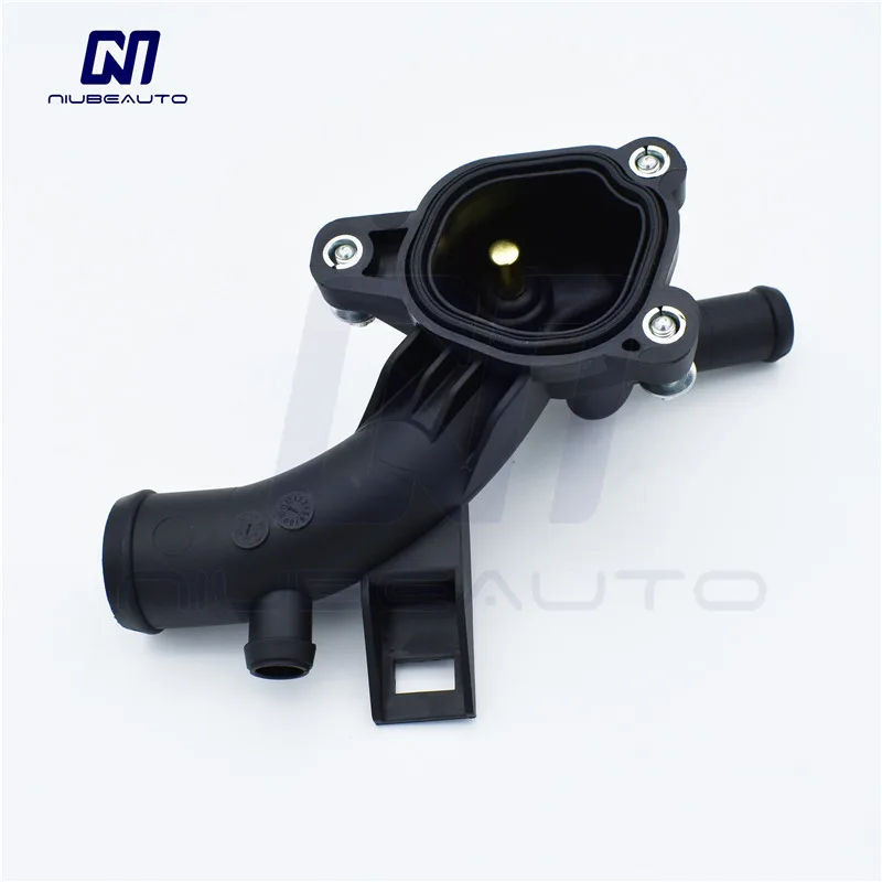 NIUBEAUTO Thermostat Housing Water Pump Outlet For Opel Astra J Adam Corsa D Meriva B A14XEL A14XER 25192985 1338022 55562048