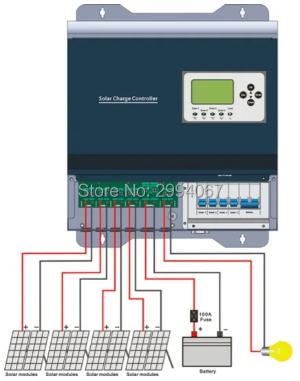 DC 240 В 50A/75A/100A Настенный Солнечный контрольный Лер lcd+ светодиодный дисплей зарядное устройство с умным MCU управлением