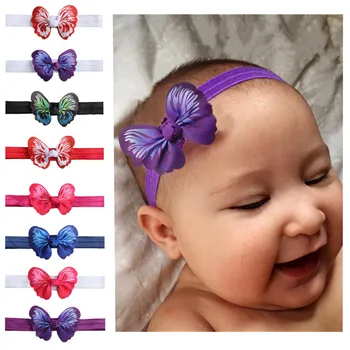 

30pcs/lot New style baby Butterfly Headband new born baby headband