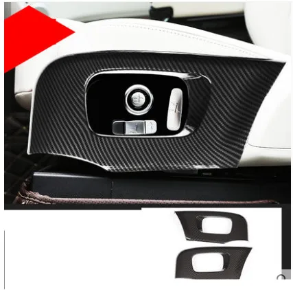 

For Land Rover Discovery 5 2017 Car Styling ABS Chrome Car Seat Side Cover Frame Trim Accessories Set of 2pcs