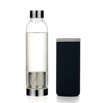 

Hot Sale Tea Infusers Heat resistant glass teapot 360ML kettle,water bottle glass cup lemon Creative car gifts cups tea strainer