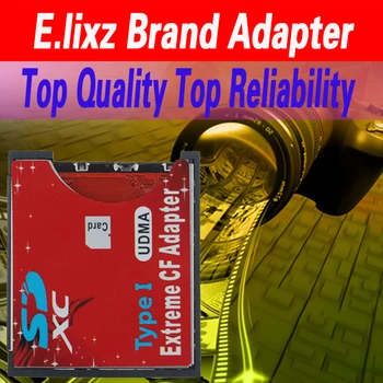 

Hot-sale E.lixz Wifi Sd Sdhc Sdxc To Cf Type Compact Flash Memory Card Adapter Reader For 8m~256gb Memory Card 1 Pc