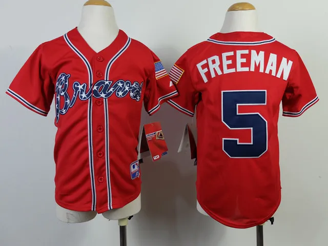 5 Freddie Freeman Jersey Youth Kids Baseball Jersey Custom Atlanta Braves  Jerseys Authentic Cheap Buy Dirct From China S-xl Logo - Baseball Jerseys -  AliExpress