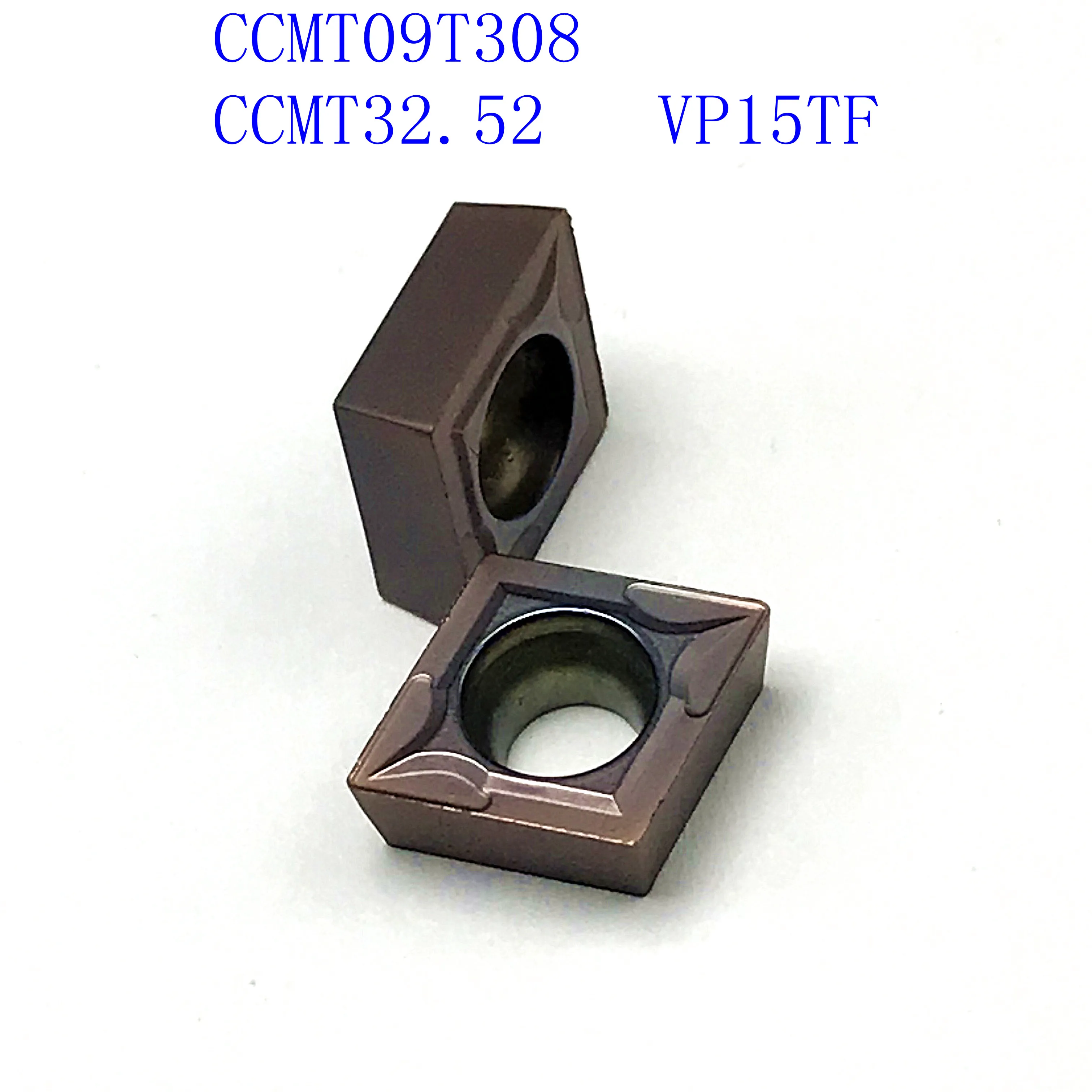 

20PCS CCMT09T308/CCMT32.52 VP15TF/US735 carbide inserts Internal Turning tool face endmills Lathe Tools Milling cutter CNC tool