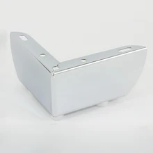 Упаковка из 4 шт.) хромированные ножки для мебели, железная отделка, стол для шкафа, диван-кровать, ножки H = 55 мм