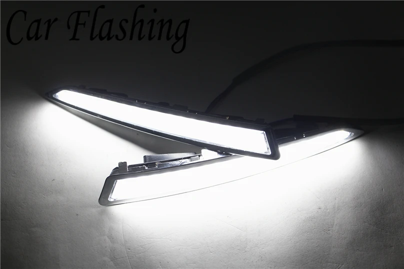 Car Flashing For Ford Kuga Escape 2013 2015 LED DRL Daytime Running