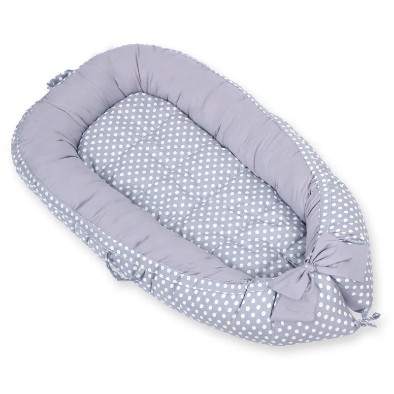 80x50 см Детские Лежанка для сна портативный манеж кроватки люлька путешествия кровать для малышей хлопок колыбели новорожденных люлька бампер