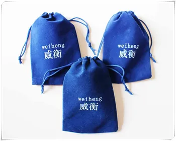 

Customized Logo velvet bag multicolour gift bags velvet pouch Free Shipping