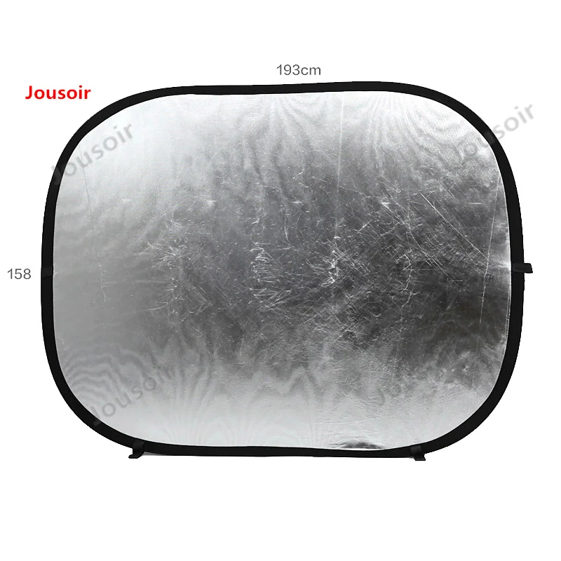 

Falconeyes Two-in-a reflective screen silver-white reflector soft light cloth photography soft light props RFR-6276SW CD50 T03