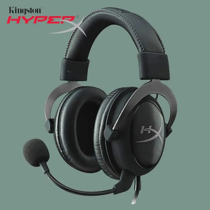 Kingston HyperX игровая гарнитура Cloud II Hi-Fi 3,5 мм портативная аудио/видео для ПК и PS4 музыкальный динамик микрофон наушники Xbox