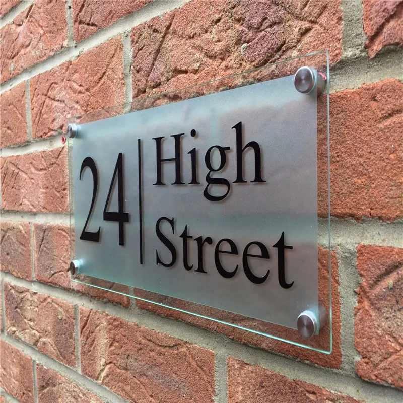 

Acrylic House Number Signs (For Making Up Difference)
