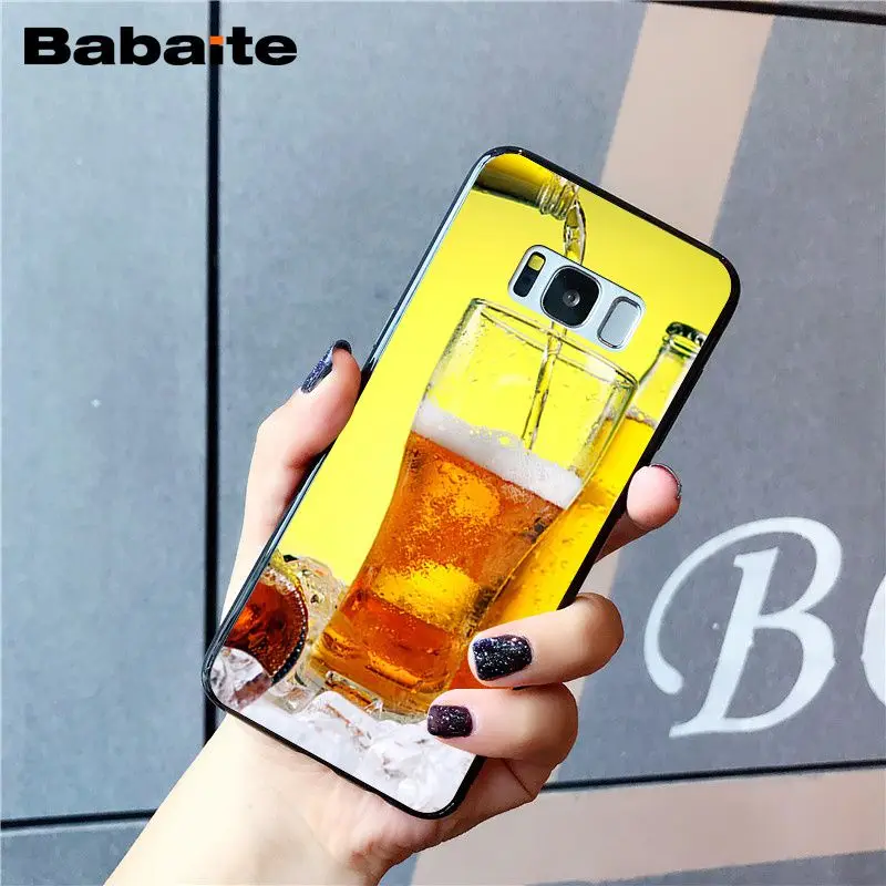 A2 Babaite World пиво алкоголь Лето пузырьковый чехол для телефона samsung Galaxy S9 plus S7 edge S10 Plus S10E S10lite S8 plus S5 M10 20 - Цвет: A2