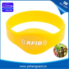 100 шт 13,56 MHZ MF Classic 1K S50 F08 NFC метки ISO14443A силиконовый браслет NFC Браслет для бассейна сауны комнаты тренажерного зала