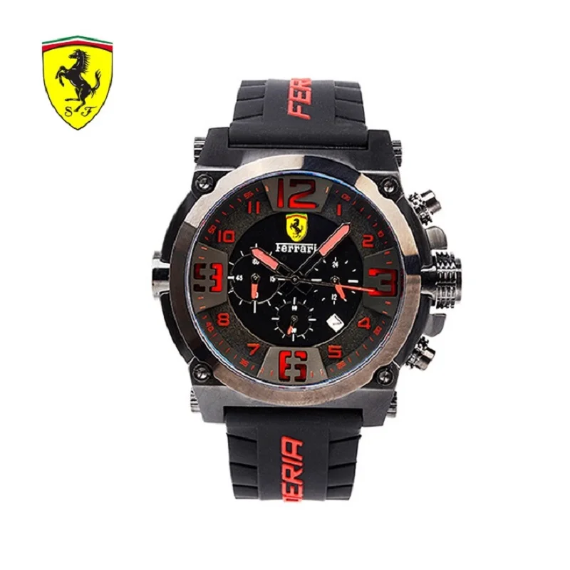 

SCUDERIA FERRARI Brands 2018 New Arrivals Watch Men's Sports Casual Fashion Waterproof Male Men's Quartz Wristwatches 8013976