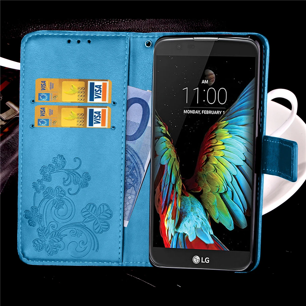

Case For LG K10 LGK10 Flip Case Cover Luxury Leather Case For LG K 10 K10 4G Lte K430ds K430 K420 K420N K410 Wallet Phone Cases