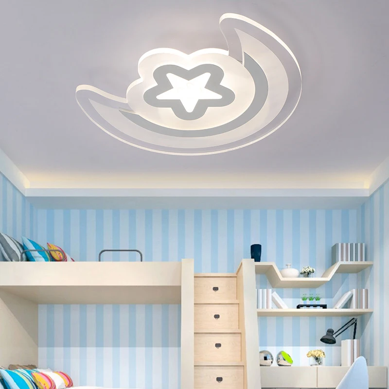 

LED Ceiling Lights for Kids Bedroom Remote Control Lamp 43cm Ceiling Lamp for 8-20 Square Meters Modern House Lighting Fixture