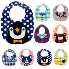 Детская бандана слюни нагрудники мультфильм Животные Детская одежда для еды для маленьких мальчиков и девочек Детский фартук Слюни Детские нагрудники слюнявчик ткань шарф