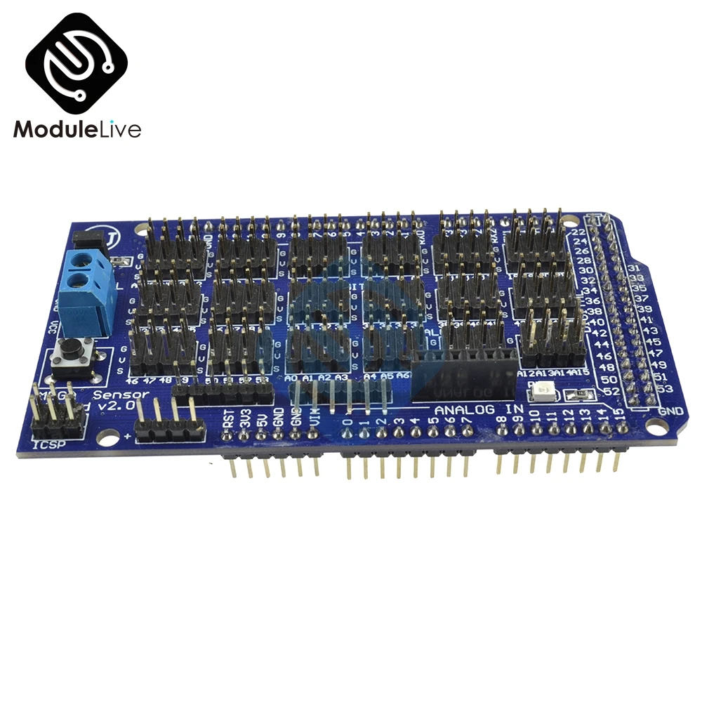 Датчик для Arduino Mega Module Shield V2.0 V2 ATMEGA2560 ATMEGA 2560 R3 ATMEGA1280 1280 ATmega8U2 ATMEL AVR|Детали и